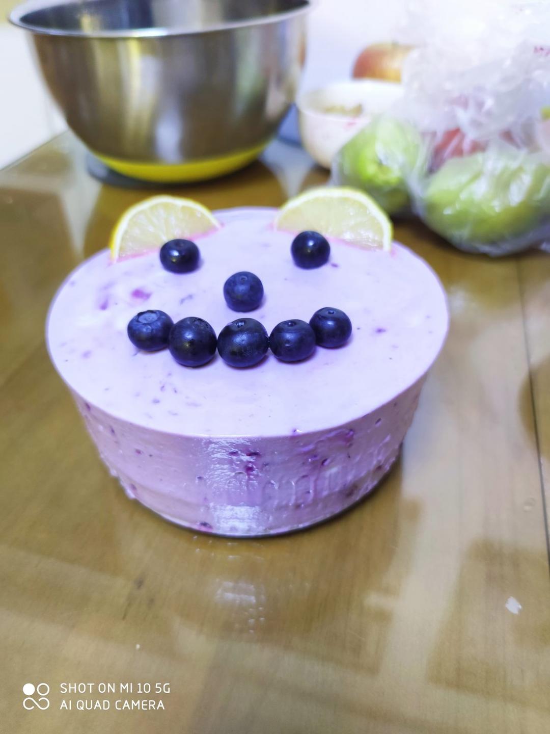 蓝莓慕斯