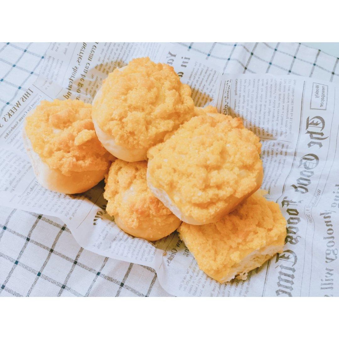 快手椰蓉小餐包（一次发酵照样柔软又拉丝）
