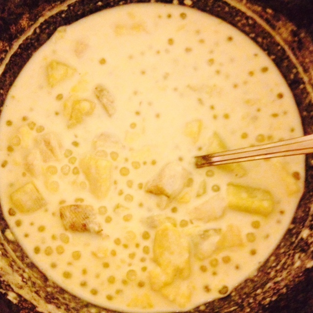 紫薯椰奶西米露