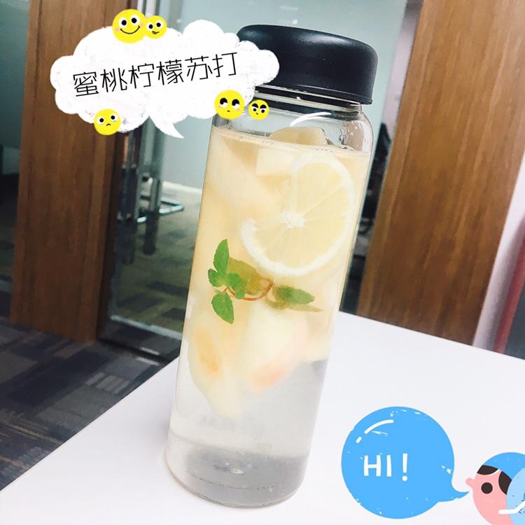 【山姆厨房】雪桃柠檬苏打饮