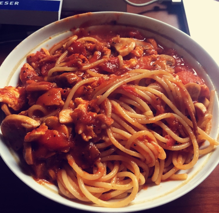 蒜香番茄意面