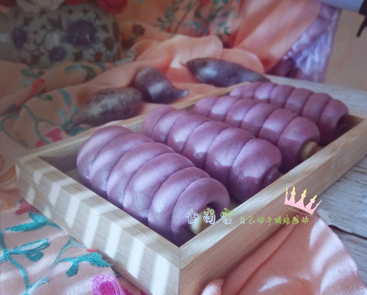 紫薯火腿卷的做法 步骤20
