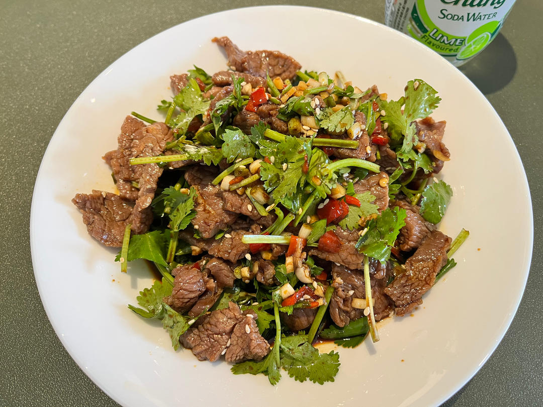 超级快手香菜拌牛肉