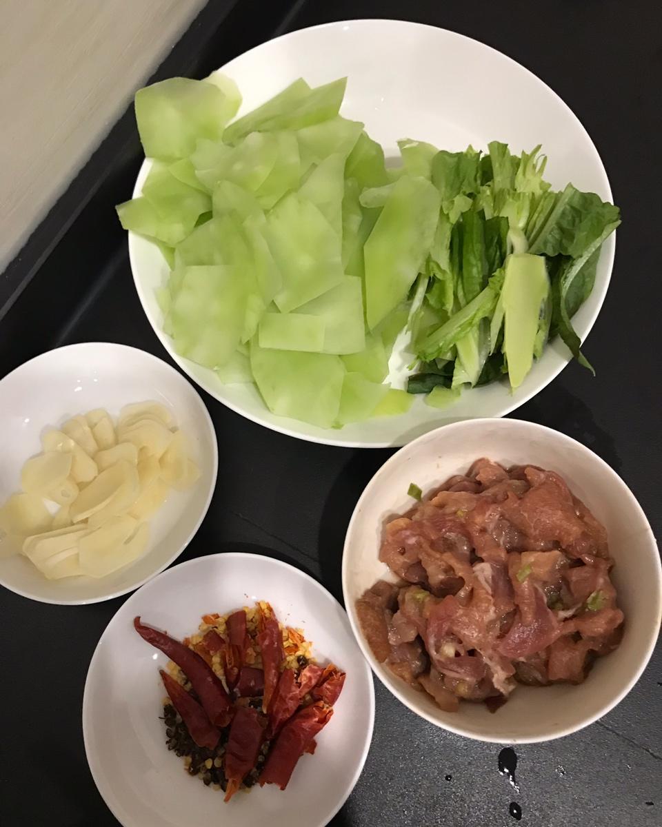 莴笋炒肉