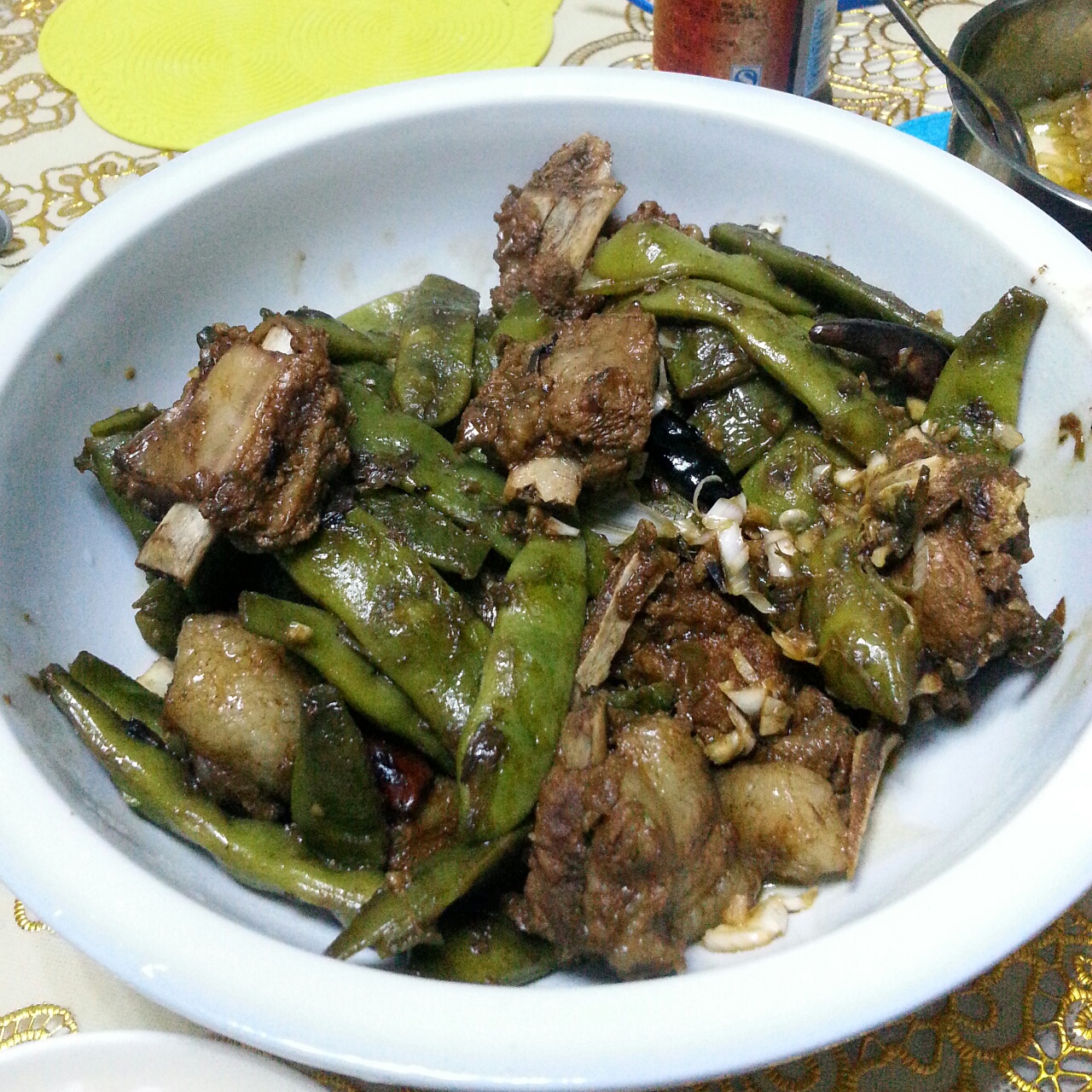 排骨炖豆角