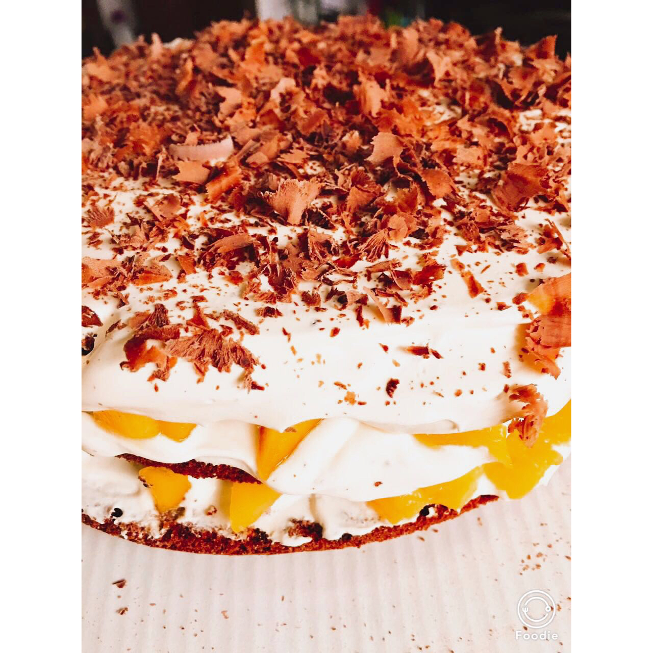 奶油可可戚风蛋糕（草莓蓝莓篇）