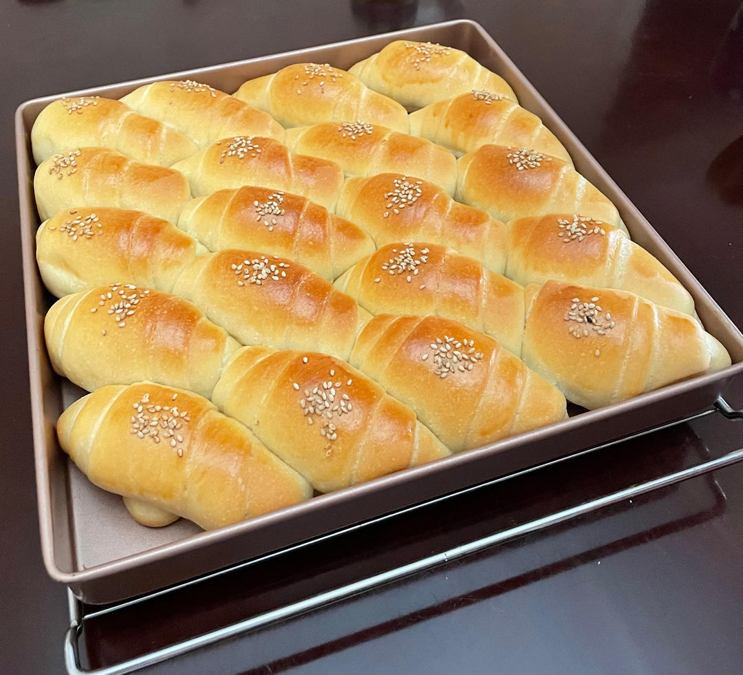 牛奶面包卷（直接法）