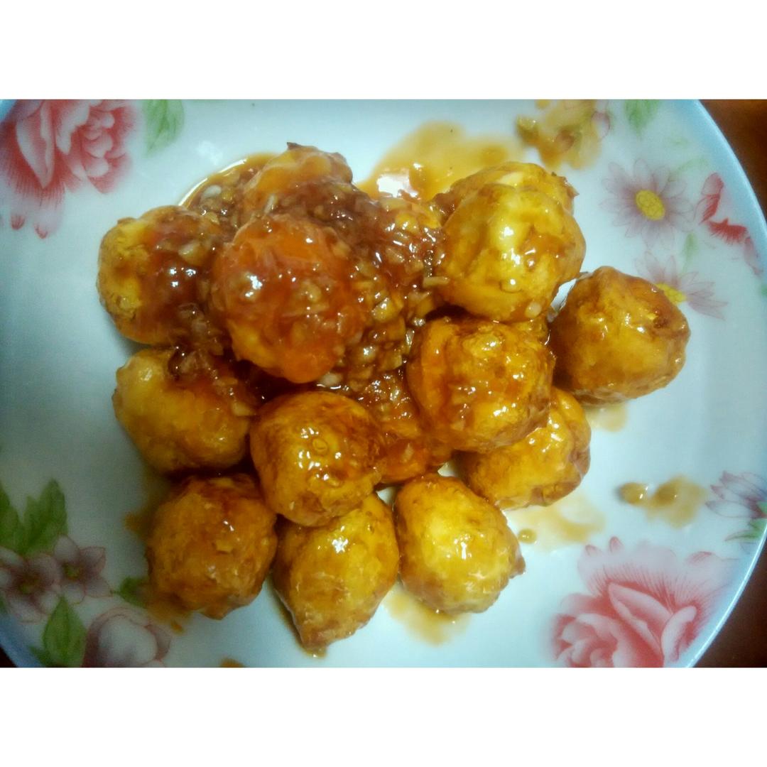 茄汁虎皮蛋（附快速剥蛋壳的方法）