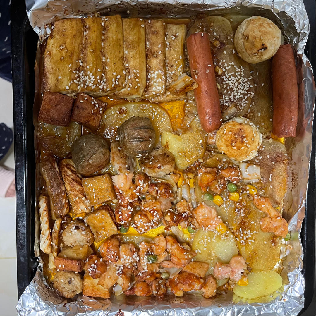 烤肉菜，孩子吃（烤箱版）