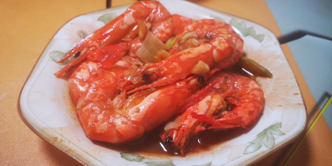家庭版油焖大虾