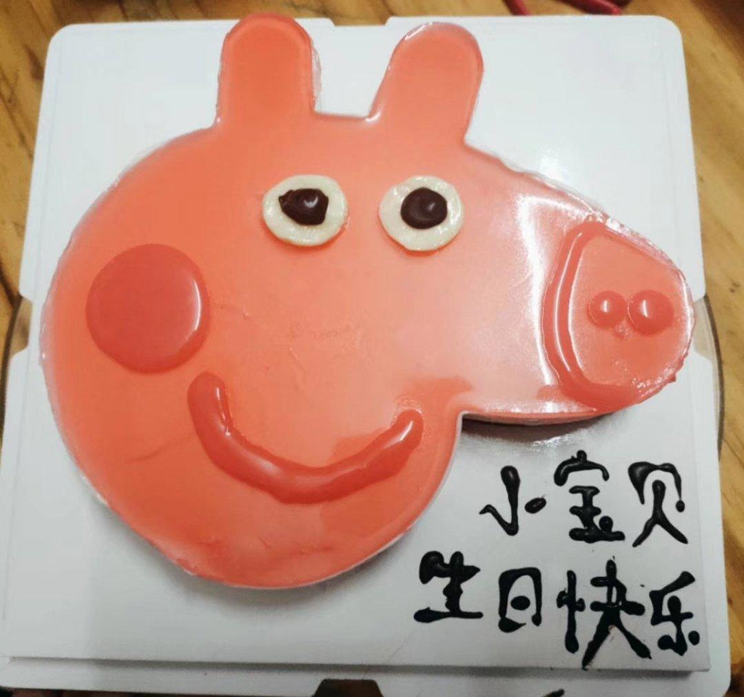 Peppa 🐷 小猪佩奇酸奶慕斯 小朋友都爱的卡通造型蛋糕