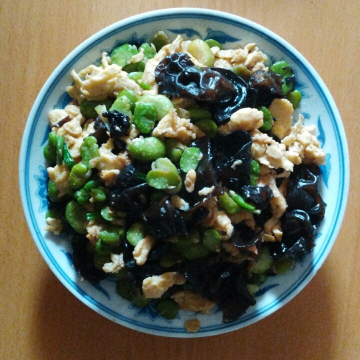 蚕豆炒蛋
