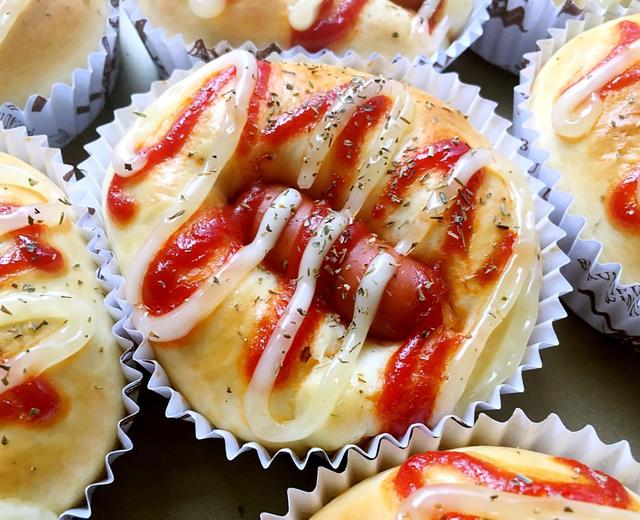 脆皮肠仔面包的做法