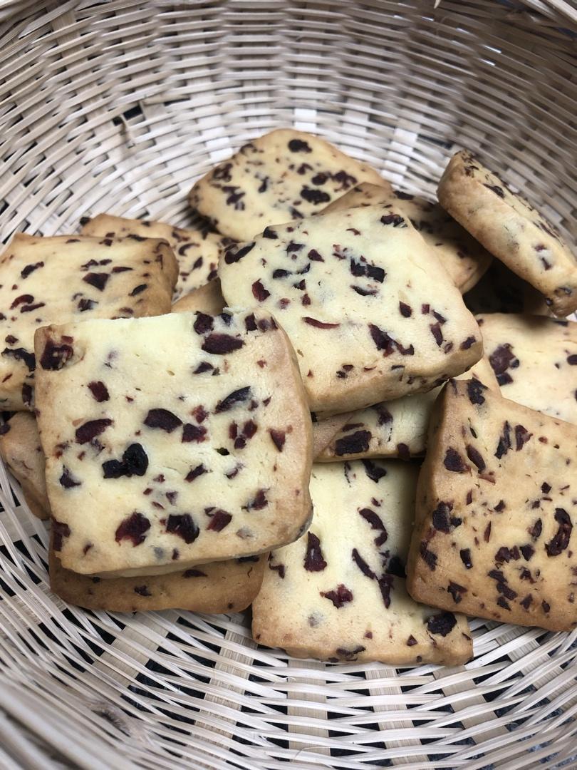低糖少油版蔓越莓饼干