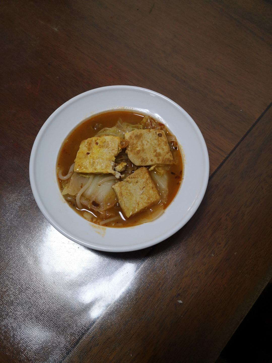 白菜豆腐煲