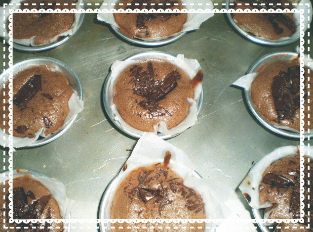 莫尼卡美食厨房：爆浆巧克力蛋糕