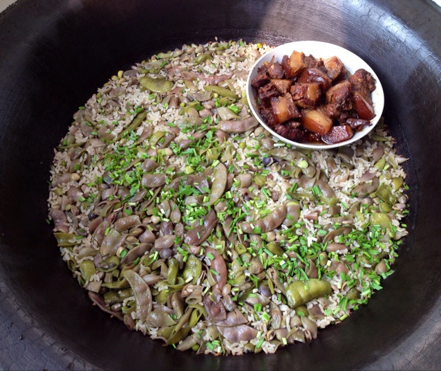 扁豆焖饭