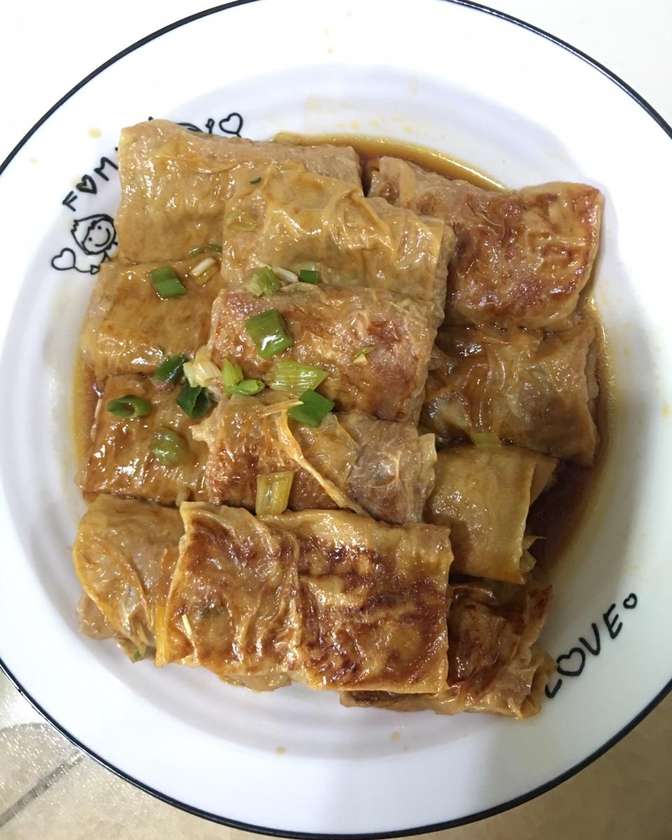 烧油豆腐皮卷肉的全部作品