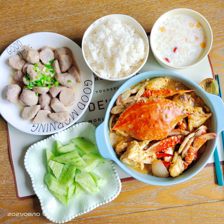 无敌正宗的泰式咖喱蟹
