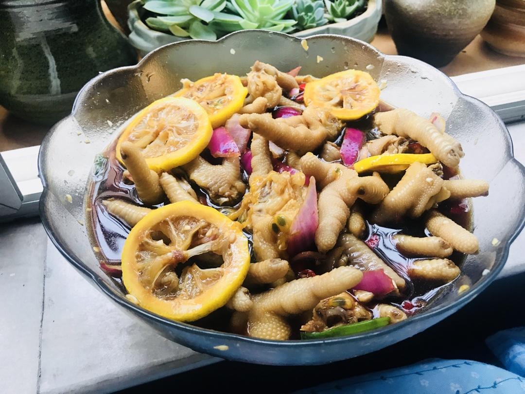 抖音网红百香果柠檬凤爪