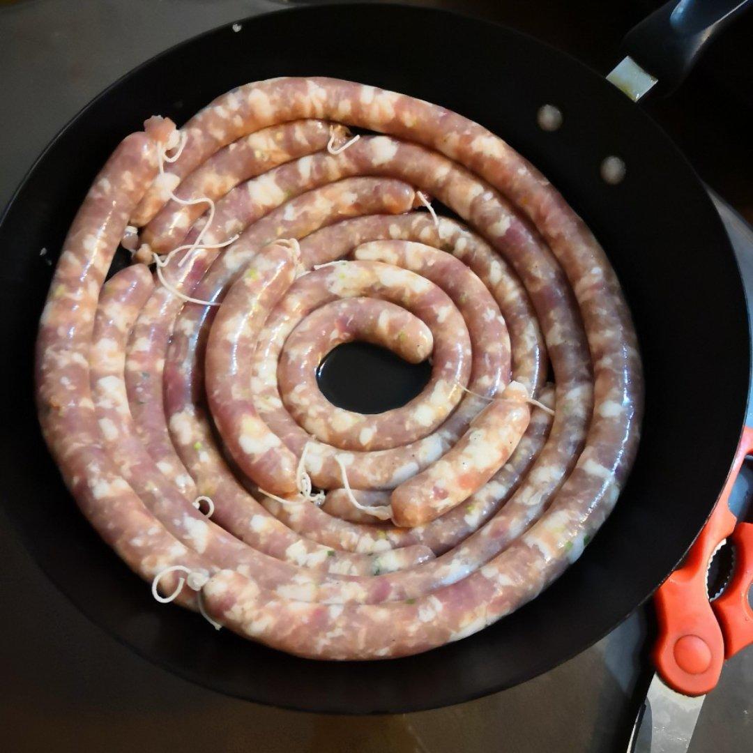 自制黑椒风味脆皮肠--多图详解手工灌肠