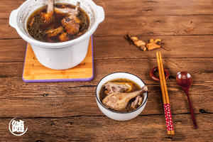 闽南冬季补汤——四物番鸭汤的做法 步骤5