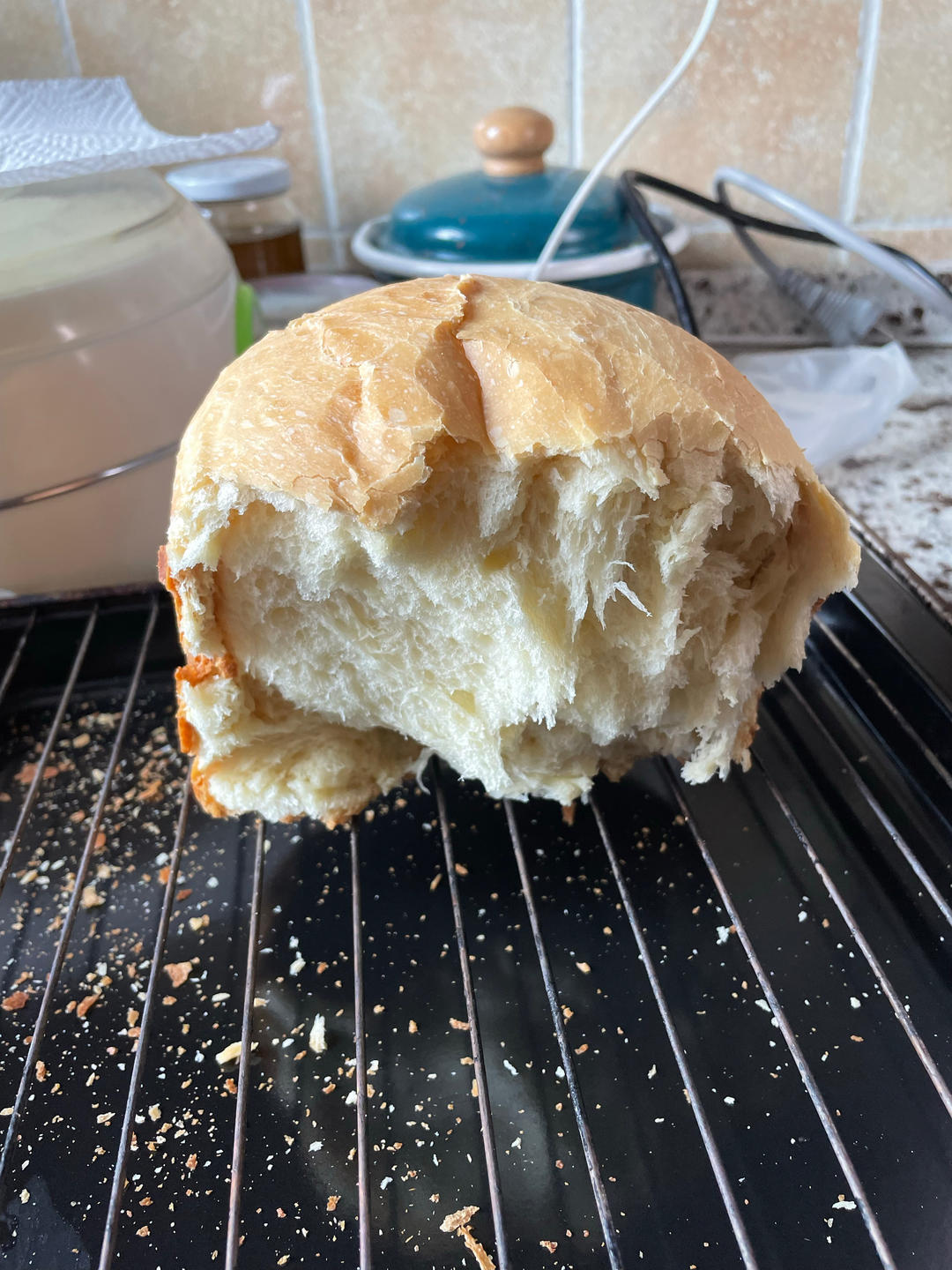 美的面包机懒人拉丝面包