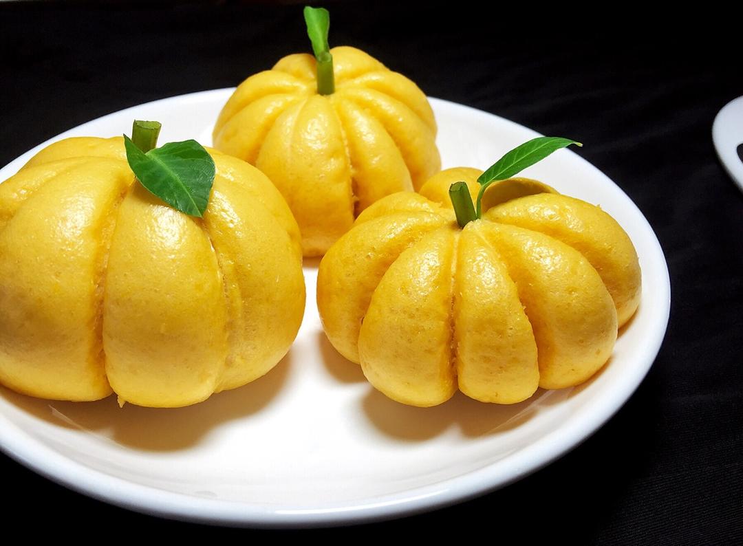 南瓜造型馒头
