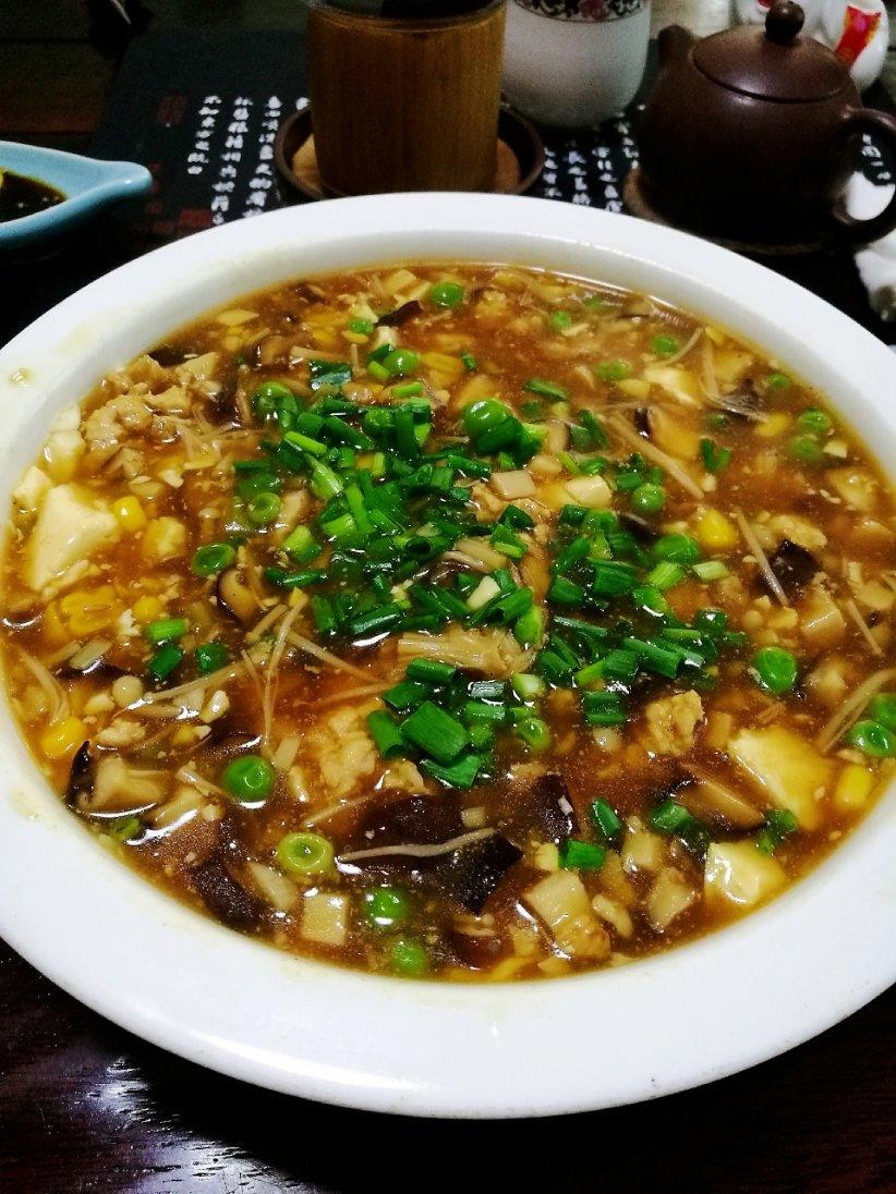 敲肉羹