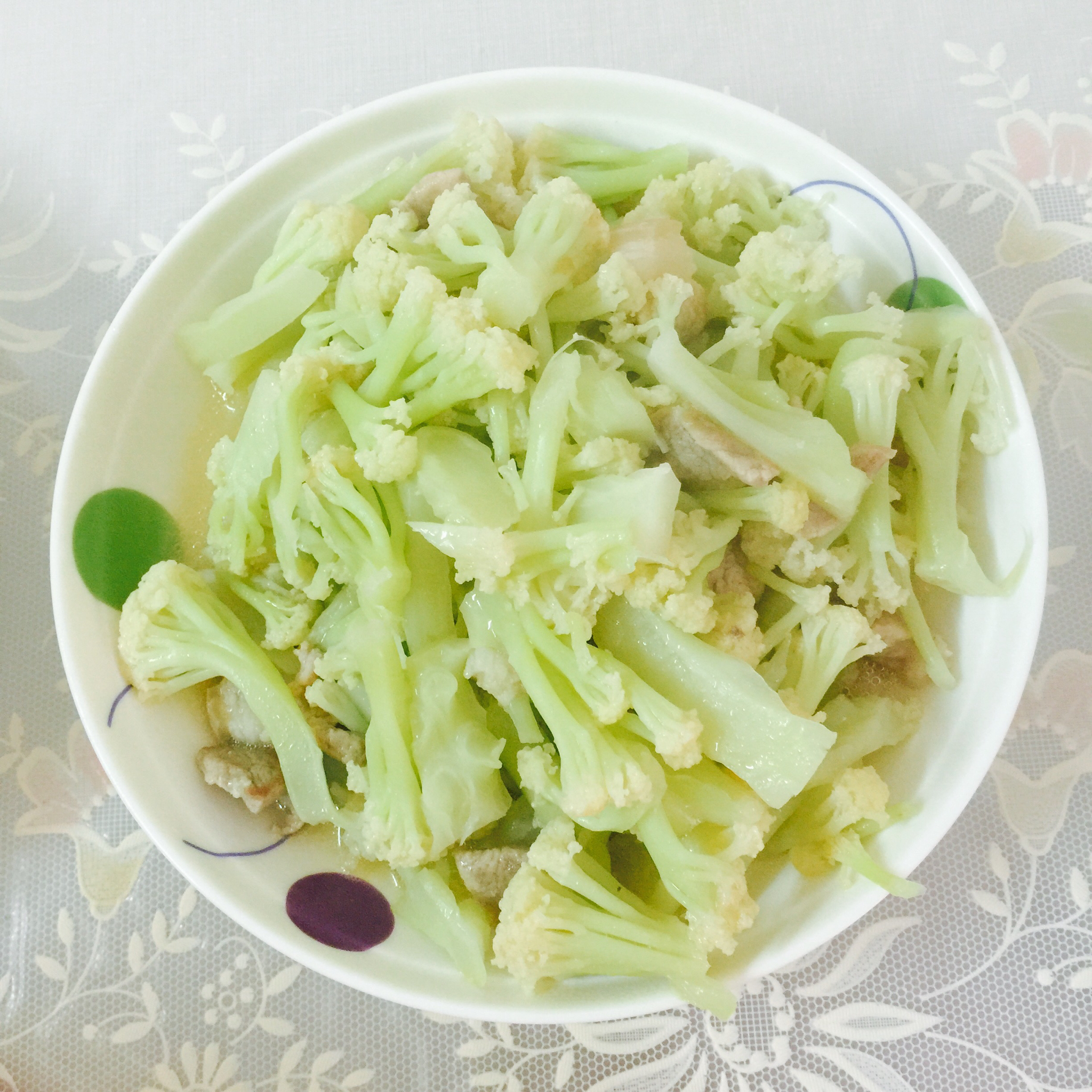 花菜炒肉片