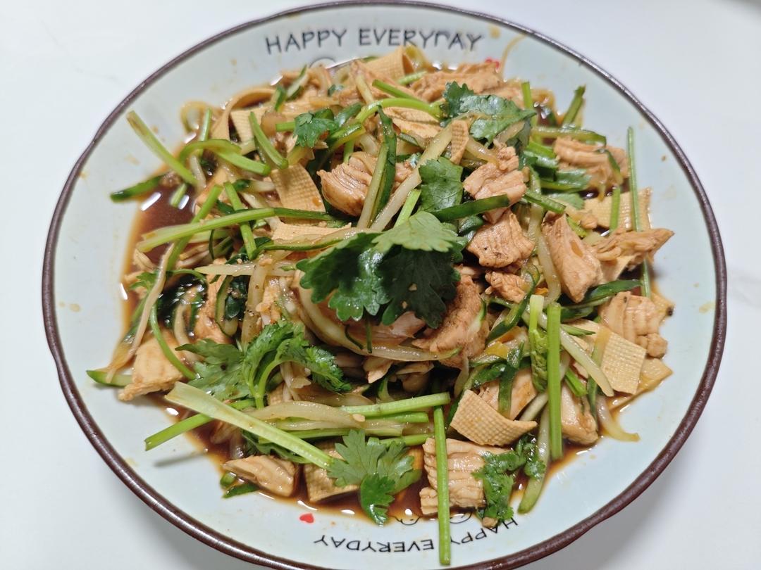 鸡胸肉这样做巨好吃❗️凉拌鸡丝😋低脂高蛋白