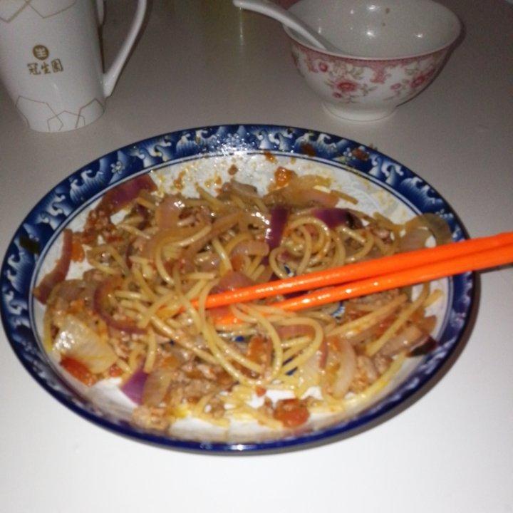 番茄肉酱意大利面