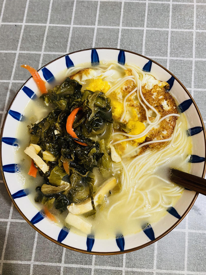 雪菜肉丝面