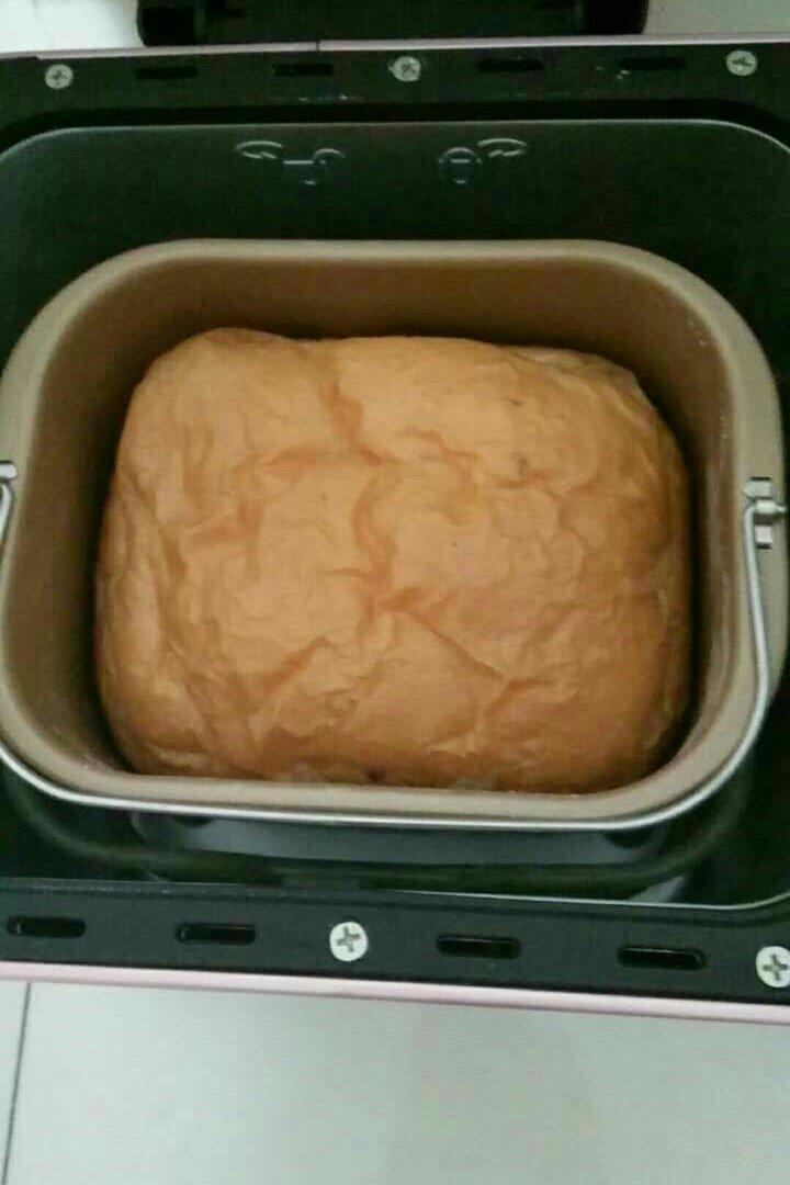 超级好吃的原味面包（面包机版）