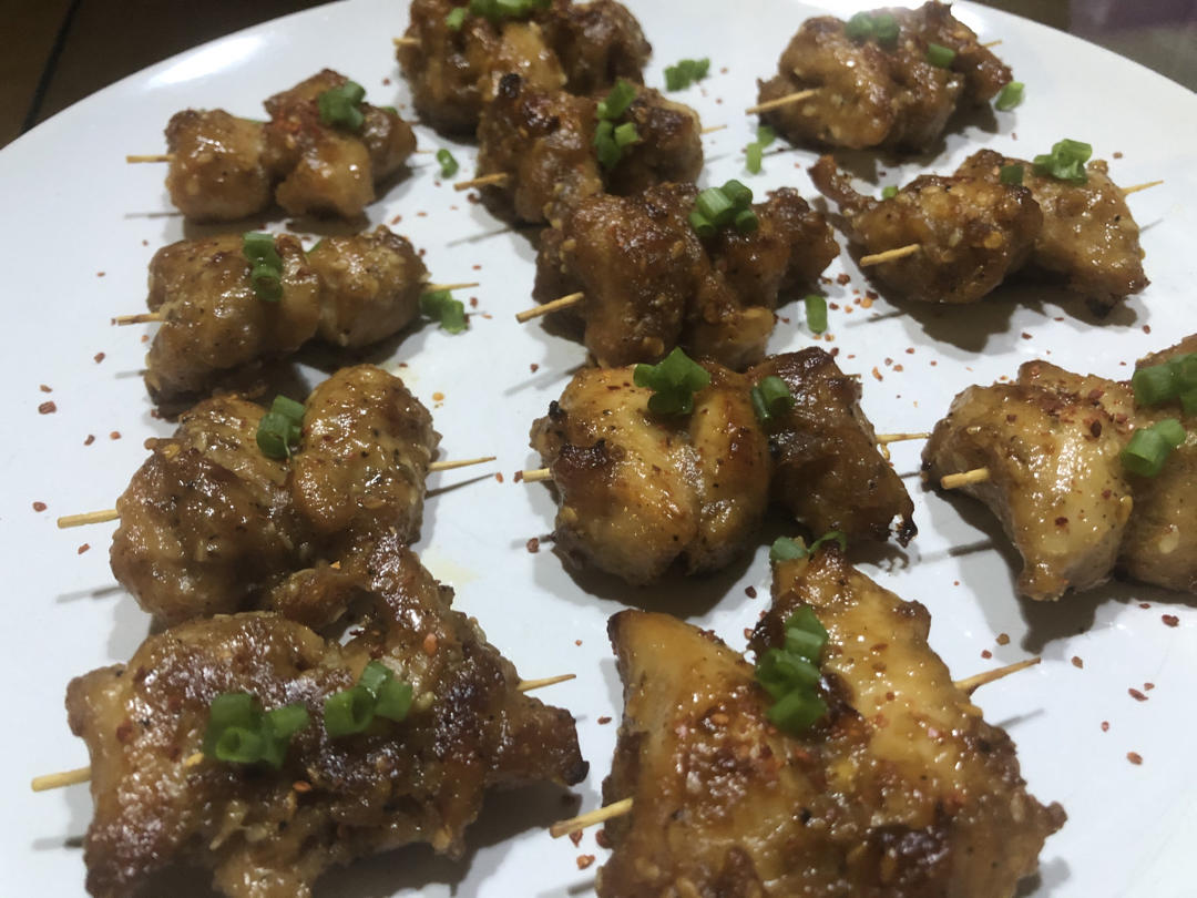 蜜汁牙签鸡胸肉（烤箱版）