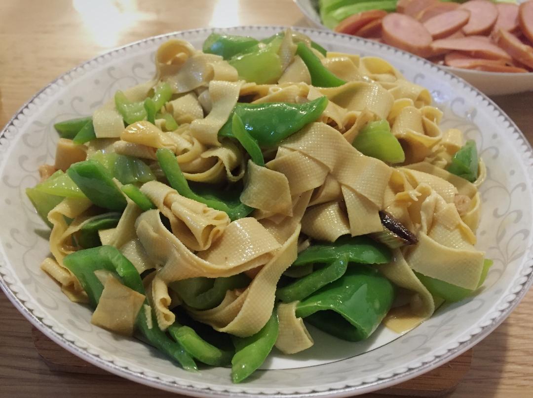 东北尖椒干豆腐