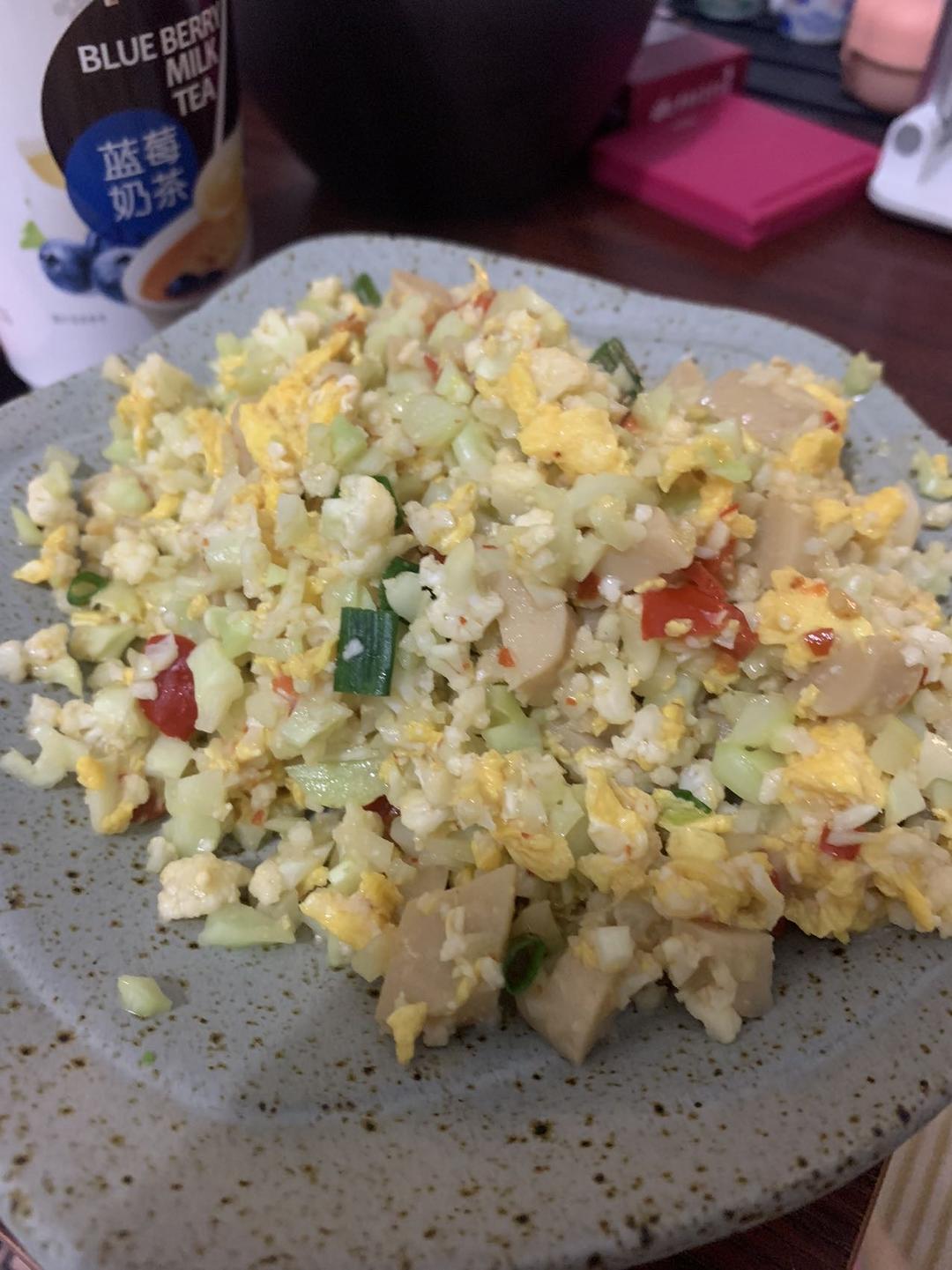 减脂低卡无米花菜饭