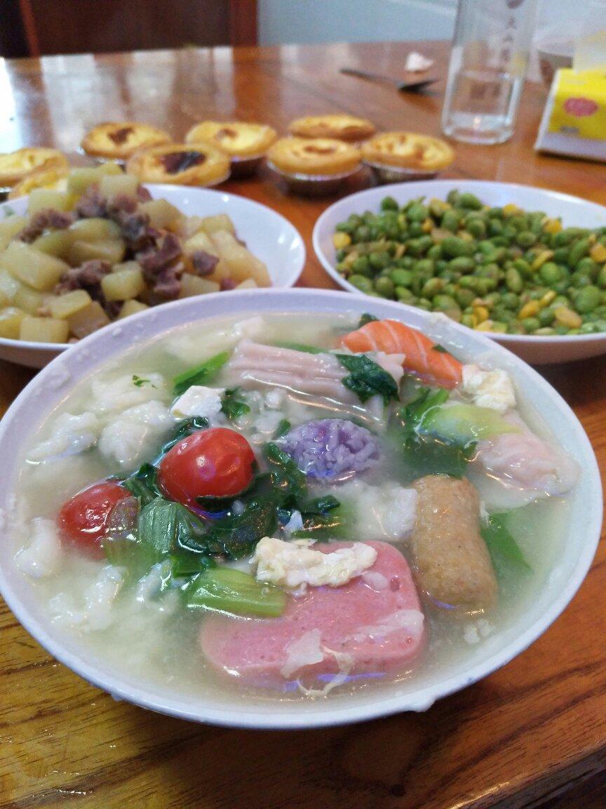 简单早餐-疙瘩汤