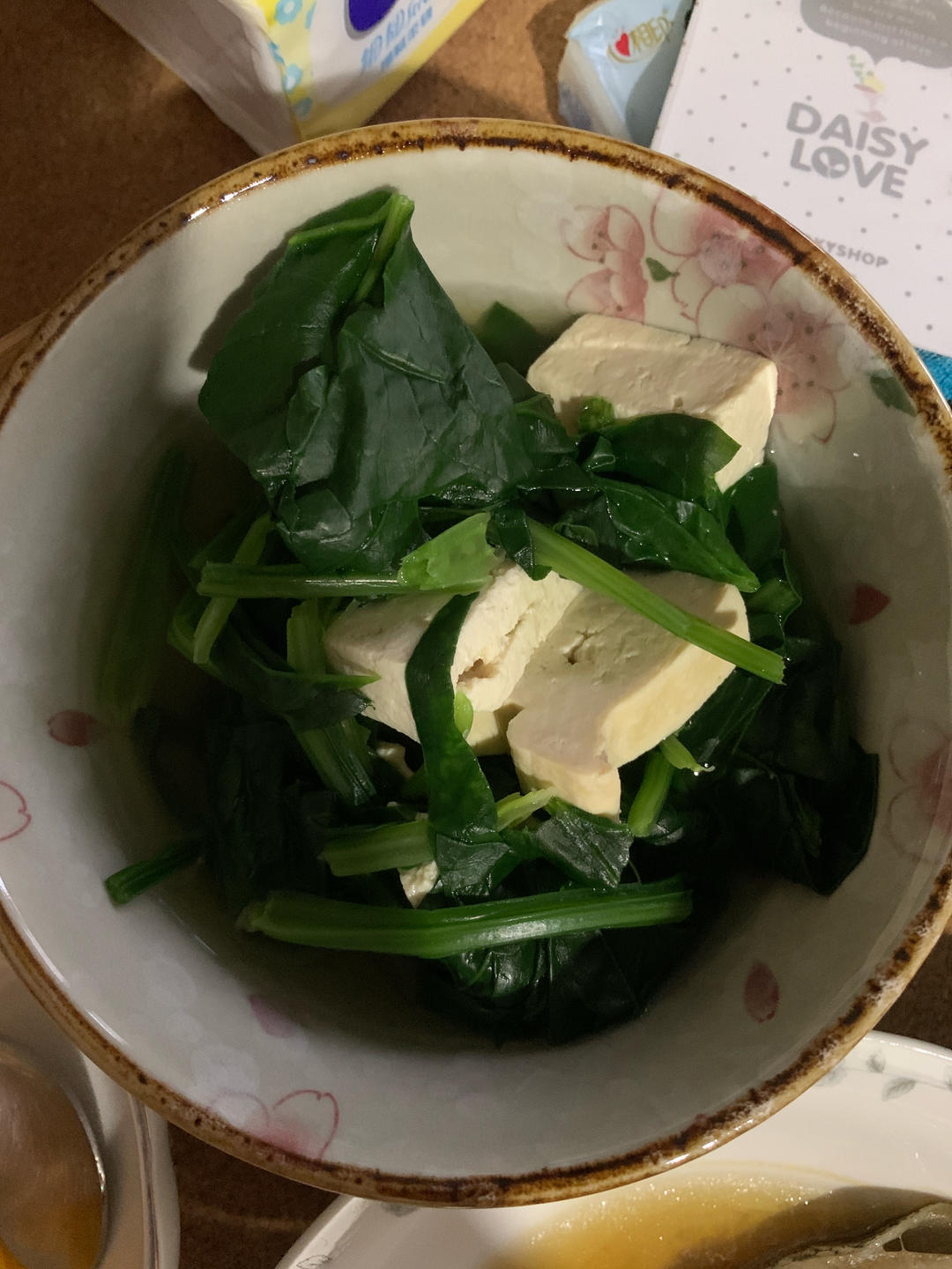 简单菠菜豆腐汤