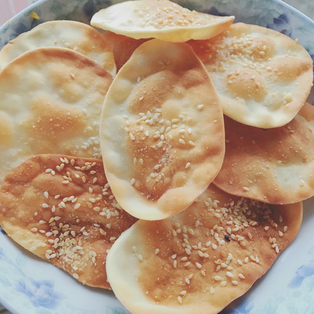 饺子皮做芝士脆片