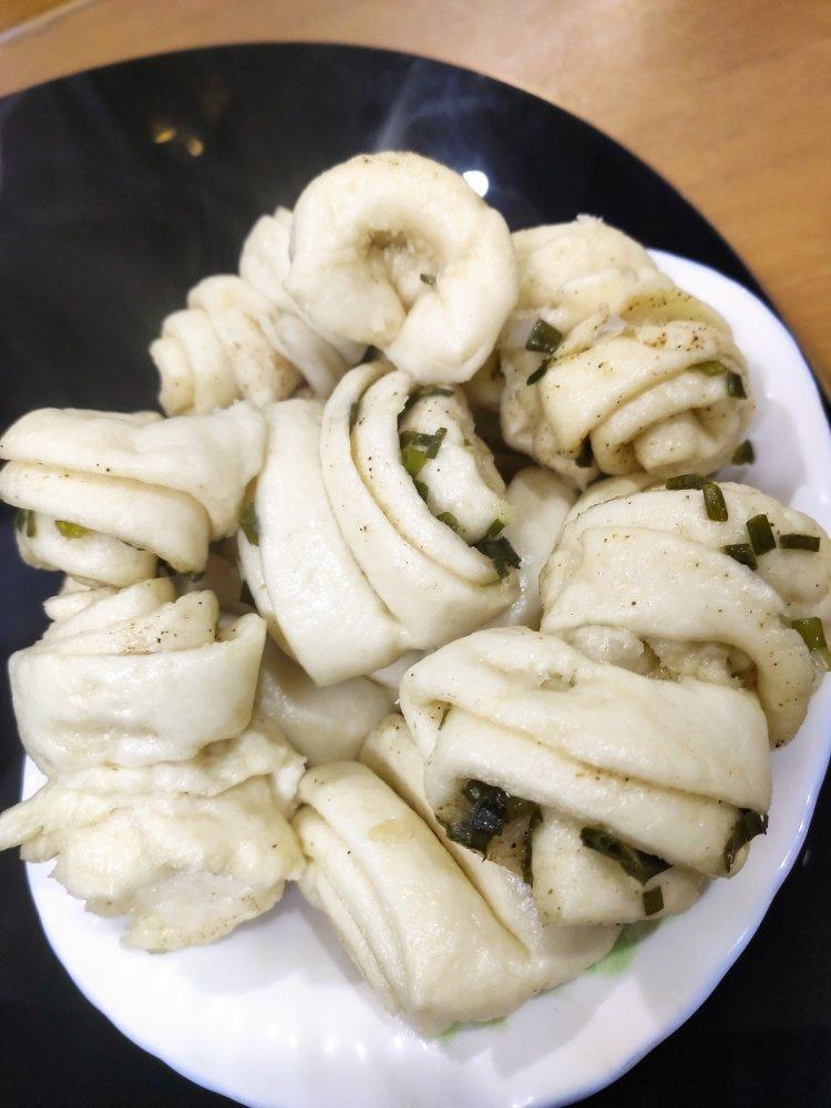 葱油椒盐花卷