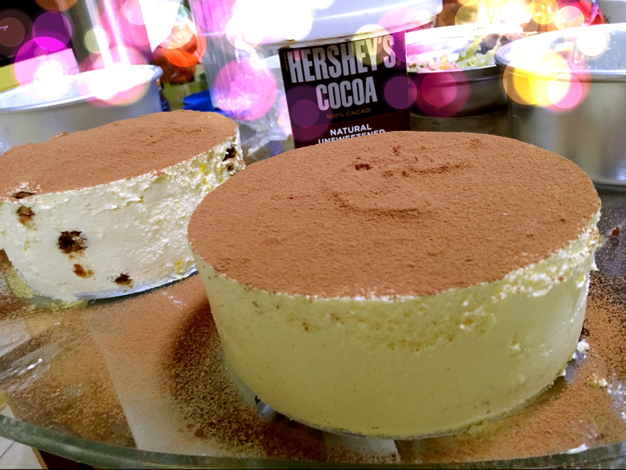 一次性做2个六寸提拉米苏蛋糕（无需烤箱）