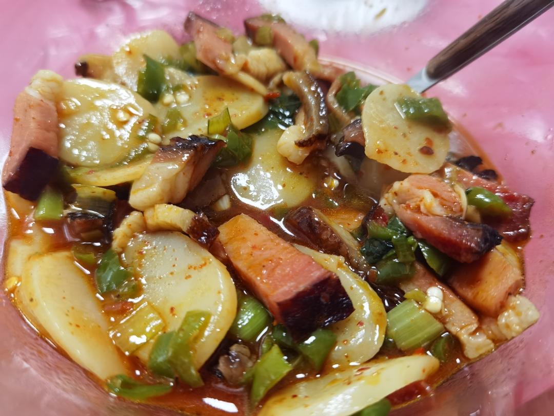 江西汤煮年糕，儿时的味道，Q弹软糯