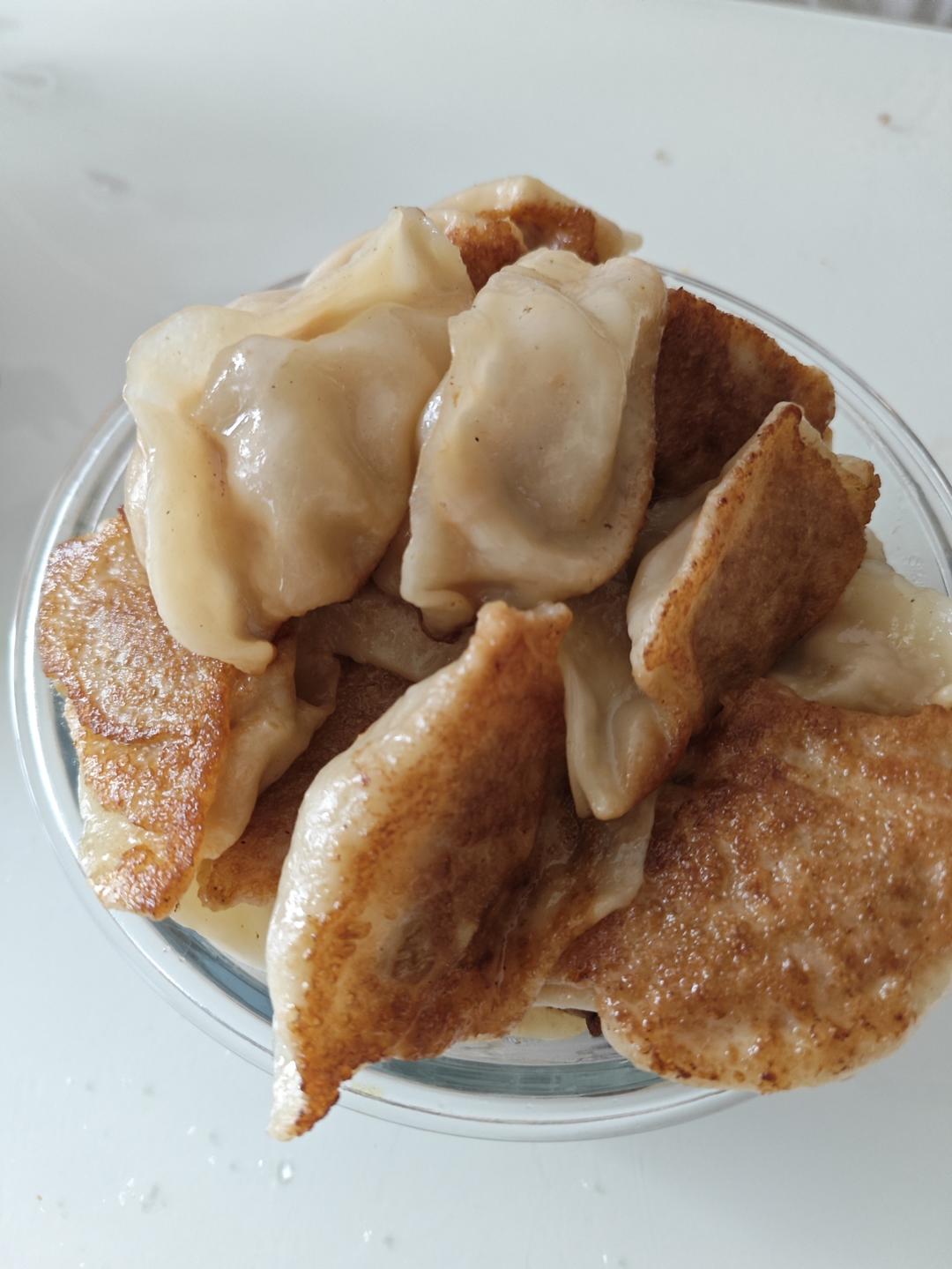 懒人生煎饺子