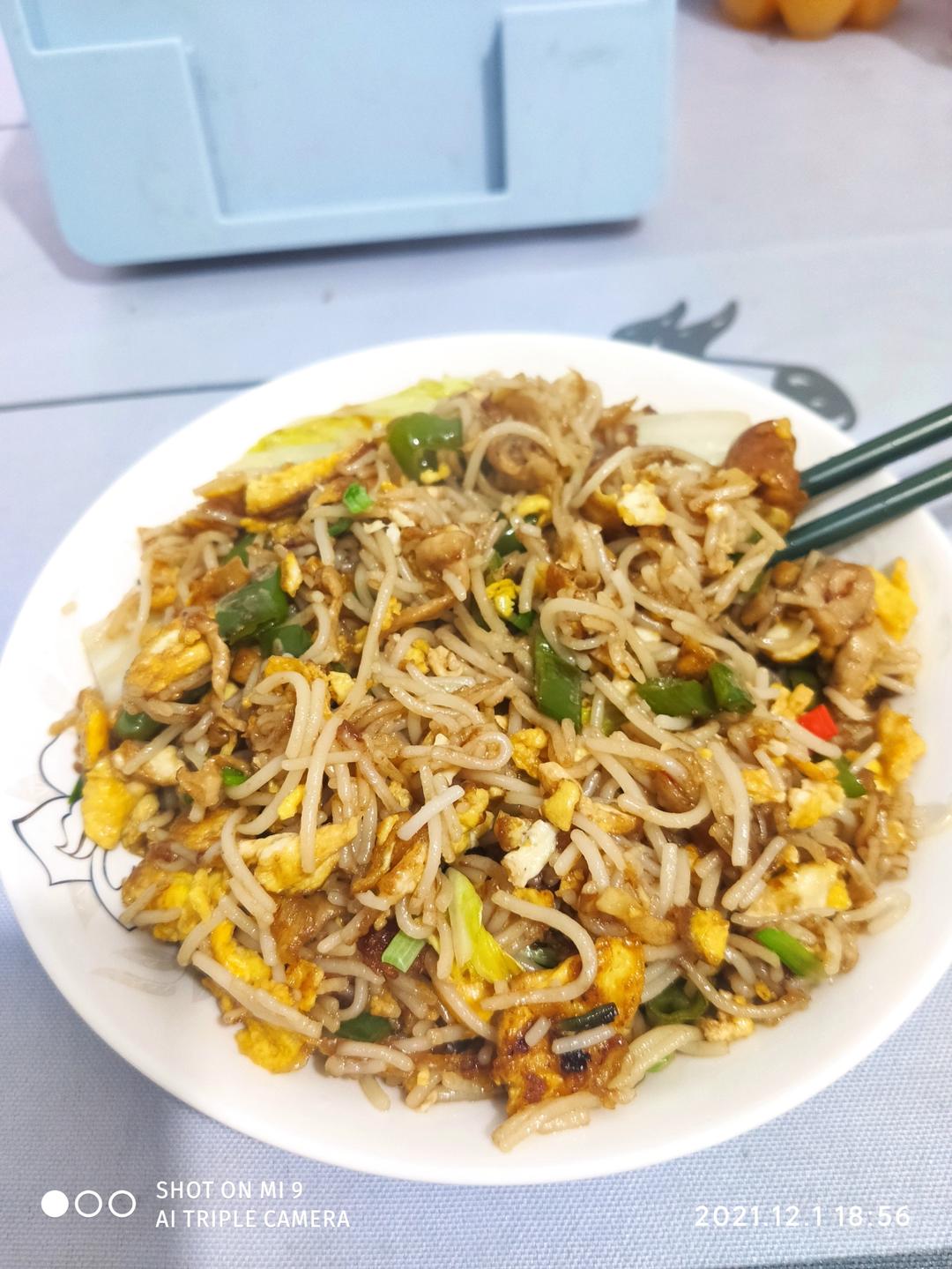 秒杀路边摊的巨好吃鸡蛋炒粉！