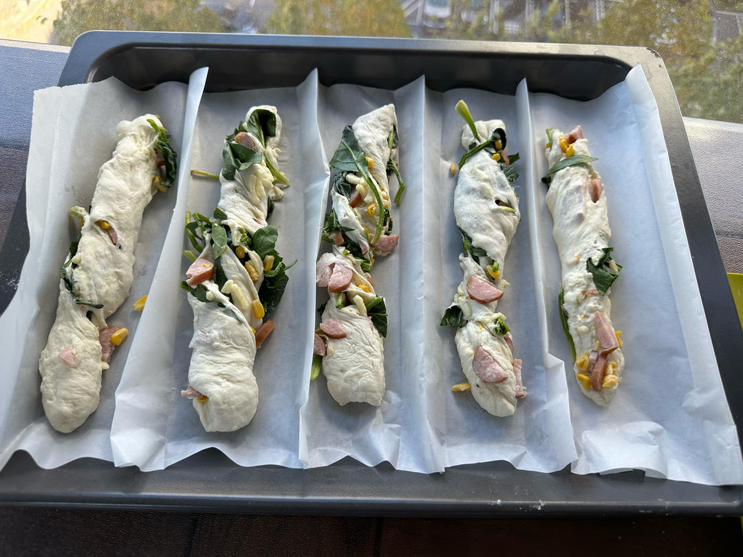 免揉面的全麦恰巴塔扭扭棒