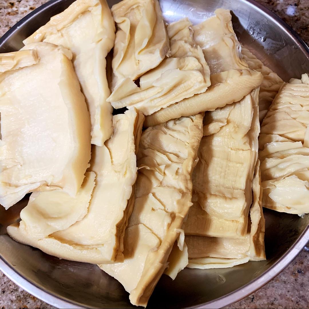 su英做的毛竹笋干的泡发