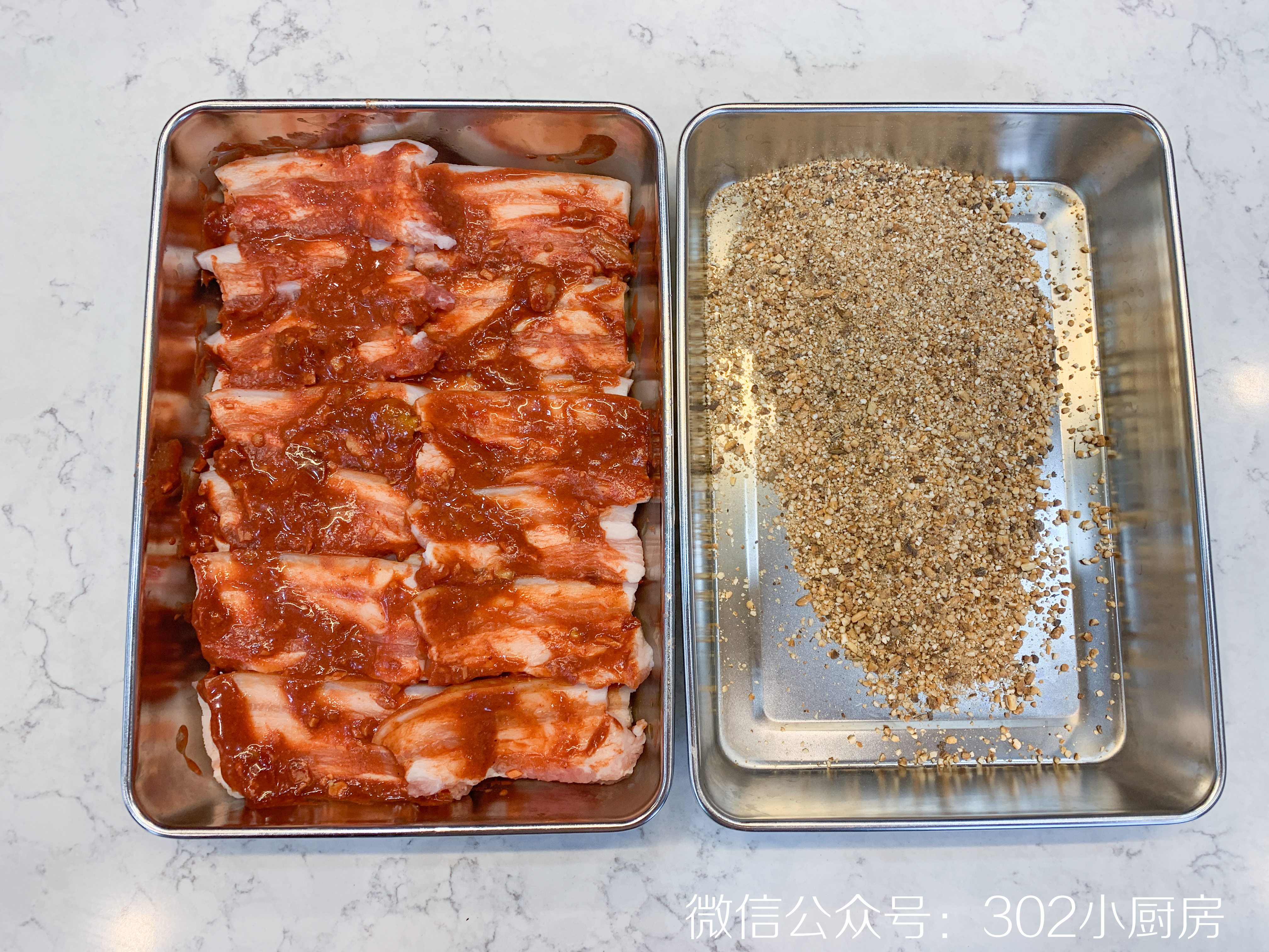 【0386】腐乳粉蒸肉 <302小厨房>的做法 步骤7