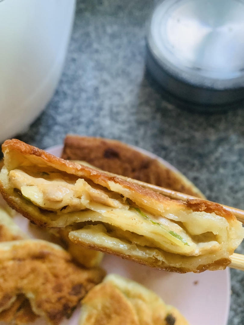 葱香牛肉千层饼