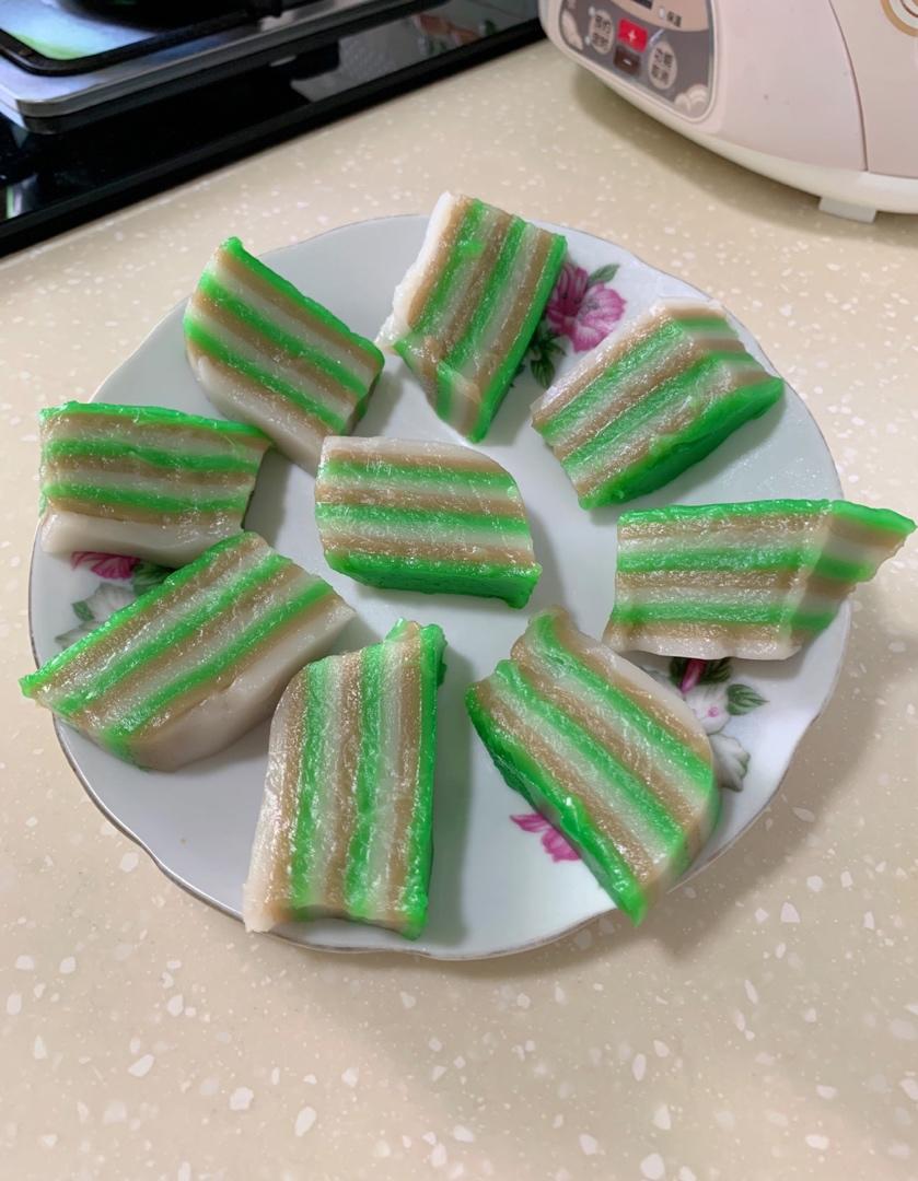 印尼斑斓椰汁九层糕